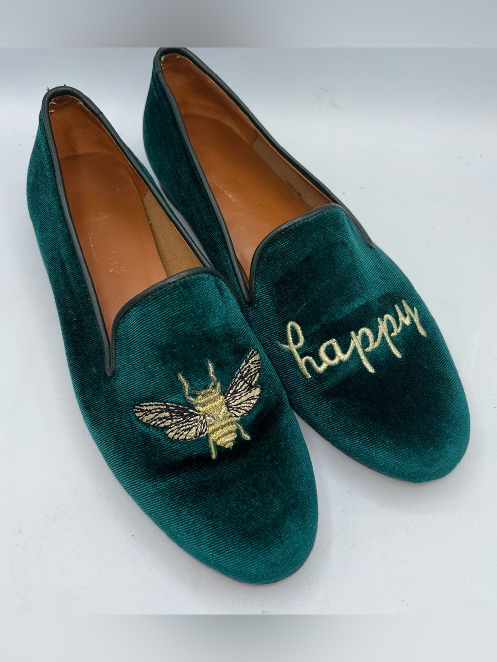 Jon Josef Gatsby Bee Happy Spain Smoking Slipper Slip Ons Flats Loafers